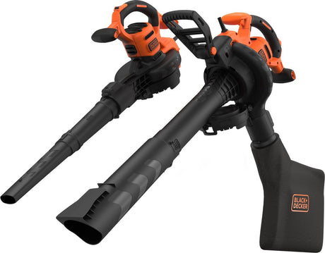 Black+decker 3000w løvblæser haverydder 404 km t blæsehastighed - beblv300sb-qs