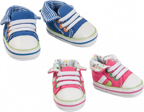 Heless dukkesko sneakers blå, 30-34 cm