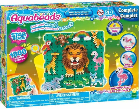 Aquabeads vilde safariscene - komplet sæt
