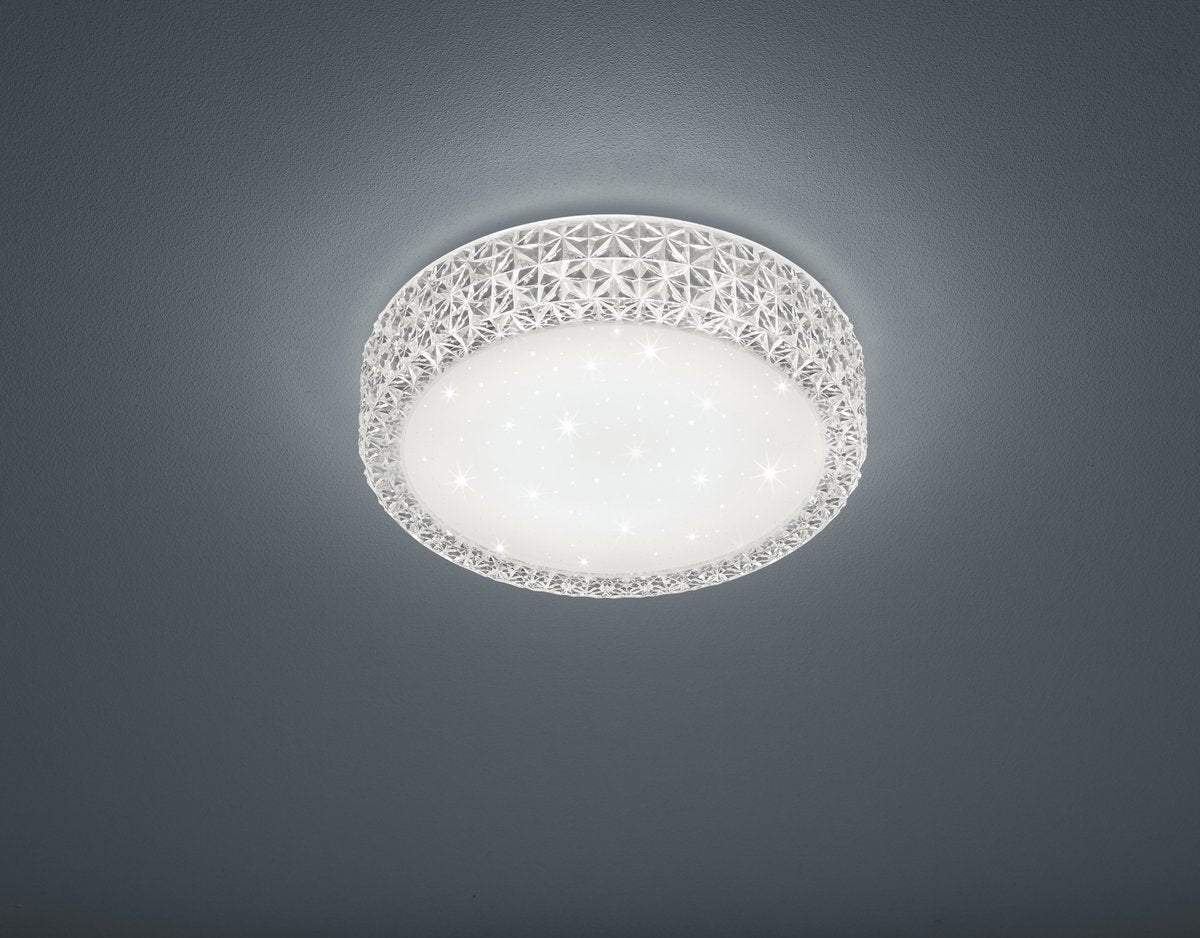 Rl live your light reality pegasus loftlampe - hvid - inkl. 1x LED 12w - d: 28 cm - stjerneeffekt