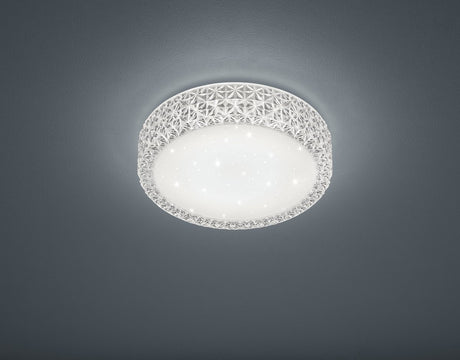 Rl live your light reality pegasus loftlampe - hvid - inkl. 1x LED 12w - d: 28 cm - stjerneeffekt