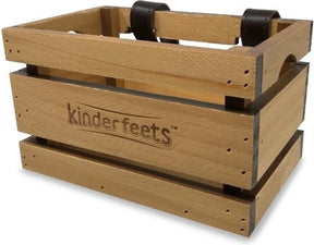 Kinderfeets cykelkasse i træ