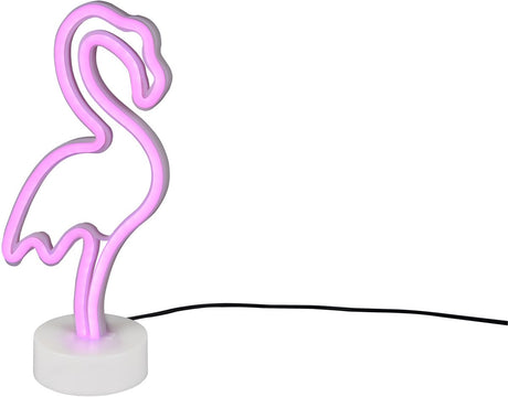 Rl live your light reality flamingo - bordlampe - hvid - inkl. 1x SMD 1,5 W - USB-forbindelse - ikke dæmpbar - egnet til batteristrøm