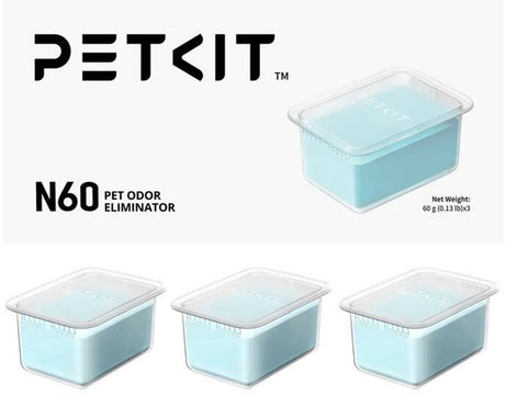 Petkit - kæledyrs lugtfjerner n60 - 3 styk - automatisk kattebakke purobot ultra purobot max pro
