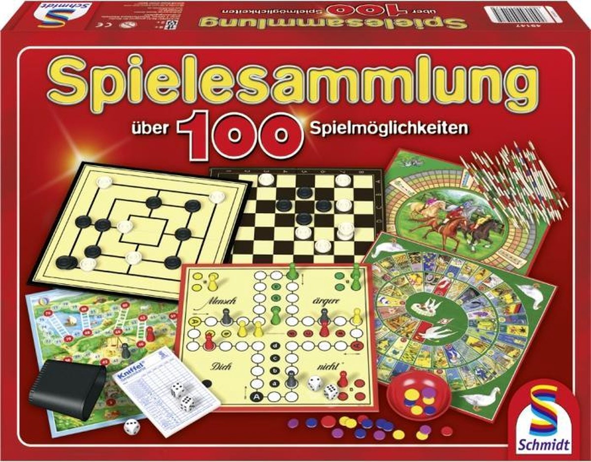 Schmidt-legesamling, 100 sjove brætspil