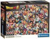 Clementoni umuligt puslespil dragonball - 1000 stk.