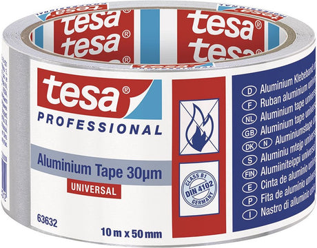 Tesa aluminium tape 50µm 50mm x 10m