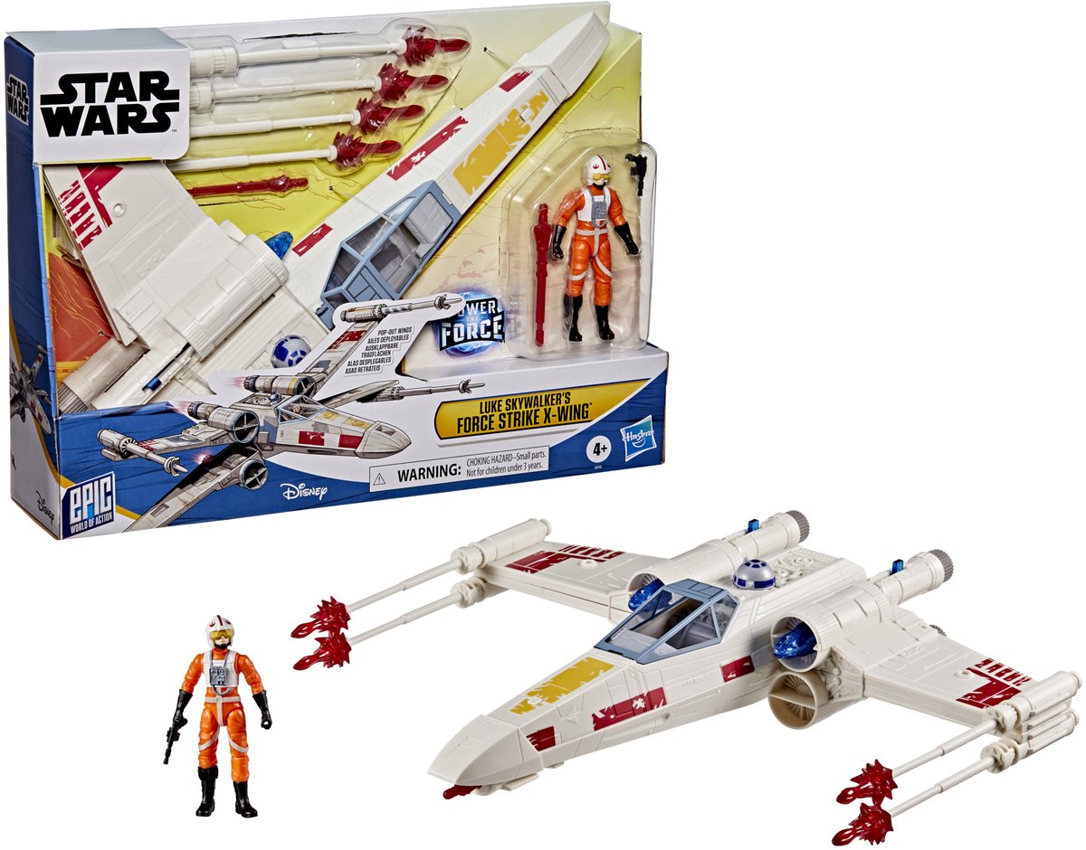 Star wars hasbro toy x-wing rumskib til børn.