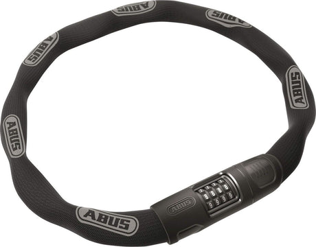 Abus Chain Lock 8808C 110 - Sort, 8 mm firkant, justerbar kode
