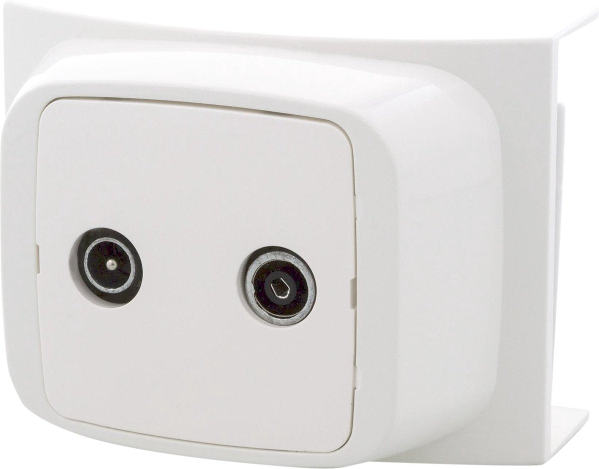 Attema k40 stik – radio – TV – polar hvid
