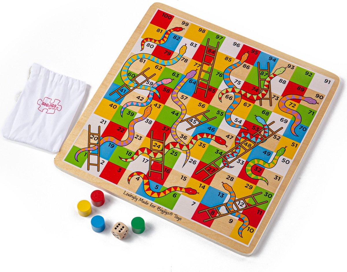 Bigjigs traditionelle slangestiger