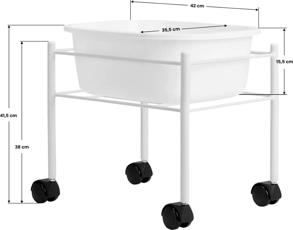 Activeshop wit pedicurebakje simple