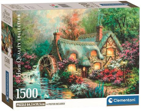 Clementoni puslespil country retreat - 1500 stk.