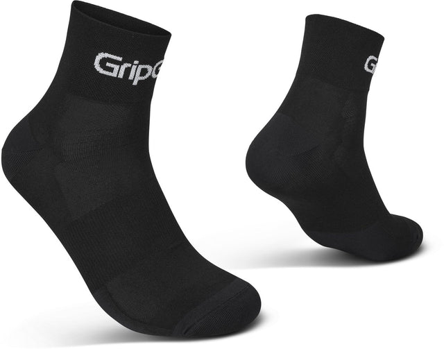 Gripgrab - ride low cut sommer cykelstrømper 1 par korte coolmax sokker - unisex - sort