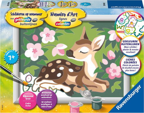 Ravensburger maling efter nummer små rådyr - hobbypakke