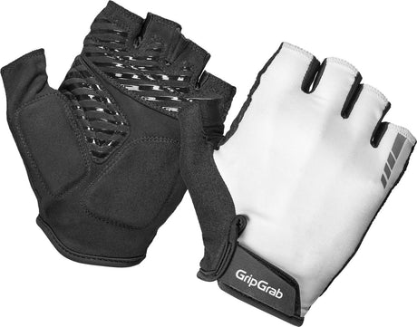 Gripgrab - proride rc max short finger sommer cykelhandsker med polstring - hvid - herre - str. m