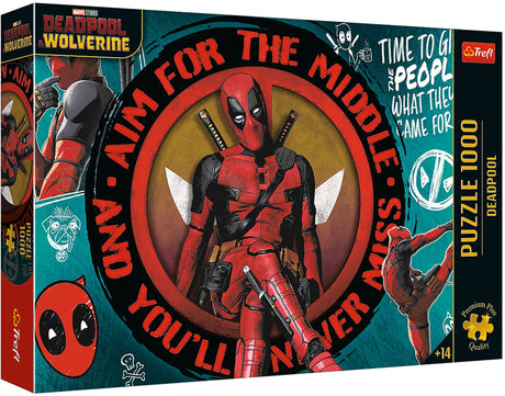 Trefl puslespil deadpool marvel 1000 brikker premium plus kvalitet.