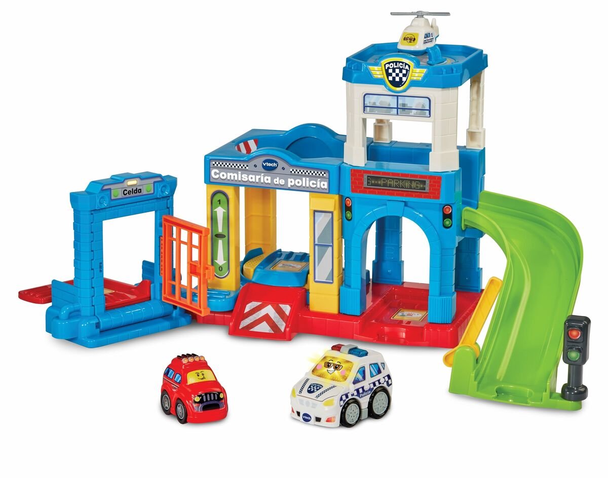 Vtech køretøj legesæt tut tut bolidos 28 x 11,5 x 28 cm politi