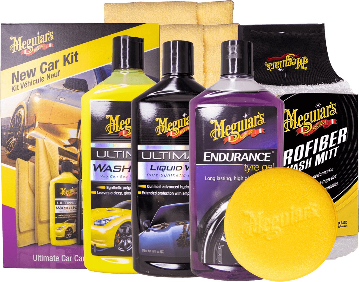 Meguiars nye bilsæt - 8 stk