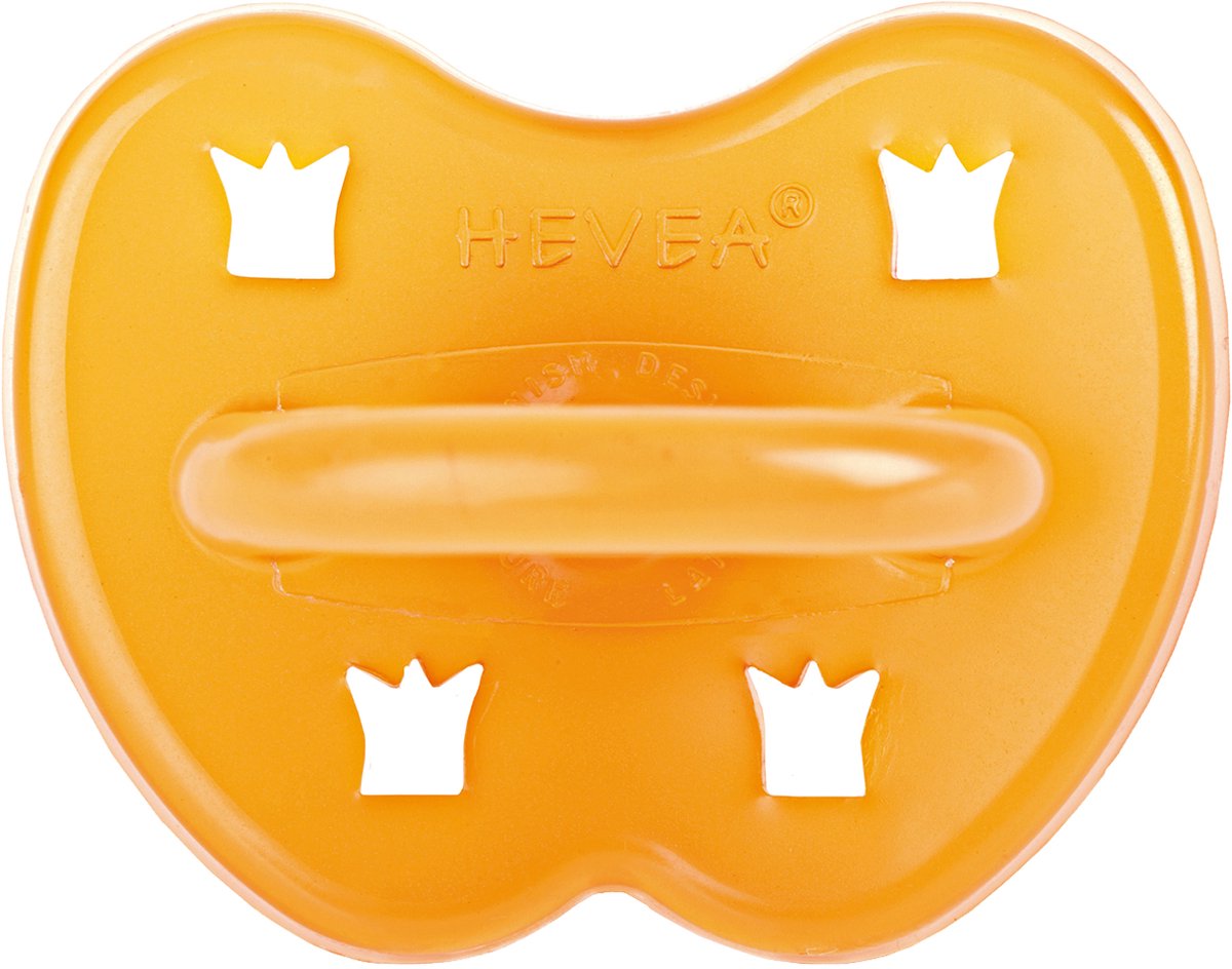 Hevea sut rund “klassisk - 0-3 måneder - 100% naturgummi - krone