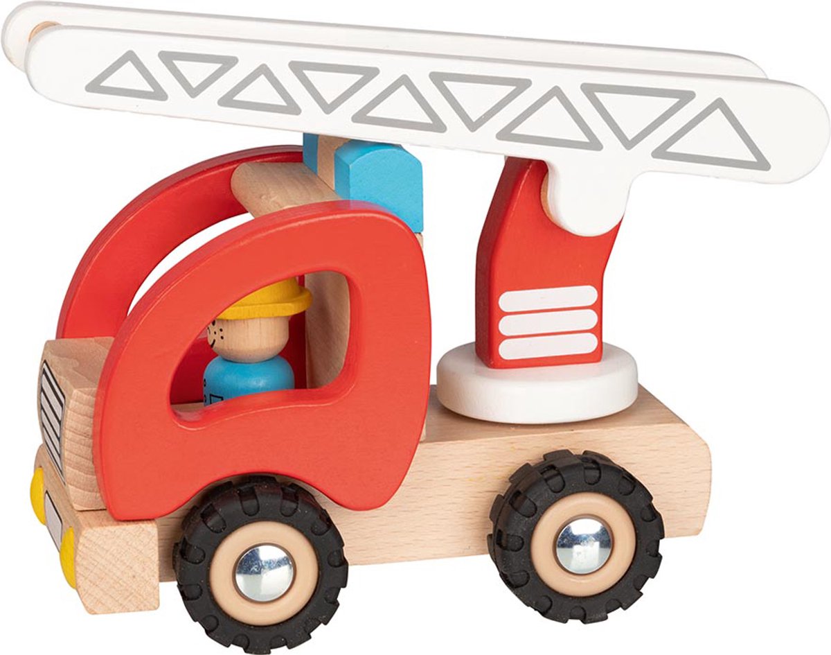 Goki Wood Fire Brigade Ladder Car