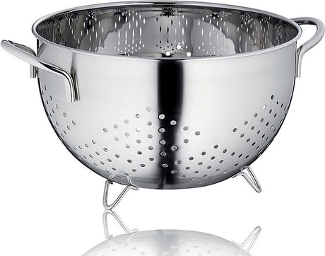 Kela køkken - athos dørslag ø 24 cm - rustfrit stål - sølv