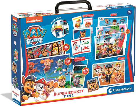 Clementoni potepatrulje - super edukit - 7 spil i 1 - pædagogisk legetøj - talende pen - fra 3 år