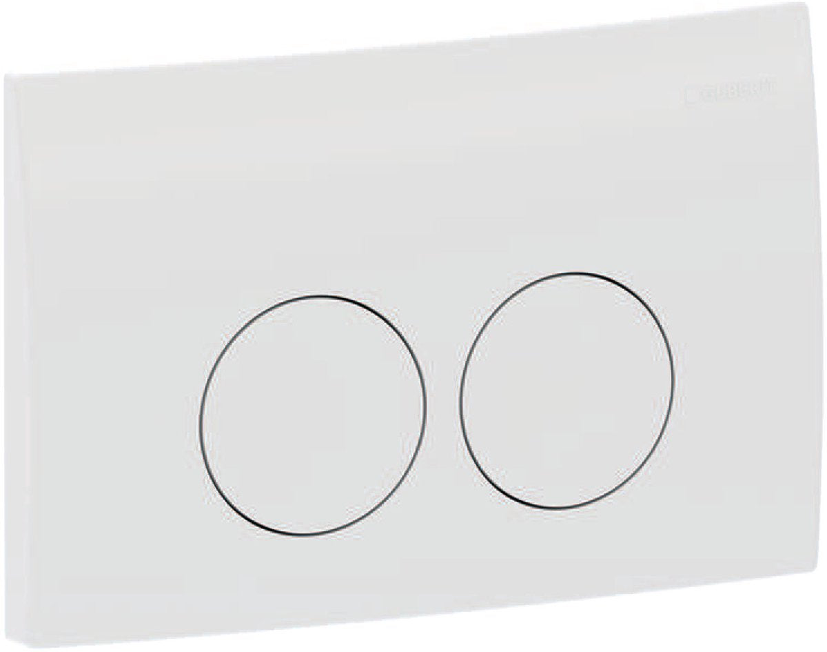 Geberit delta-25 trykplade hvid