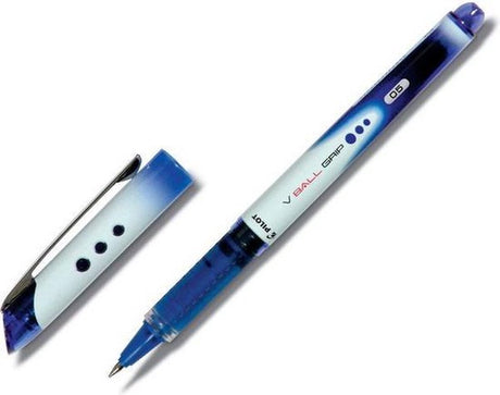 Pilot rullepen v-bold greb fin blå | 12 stk