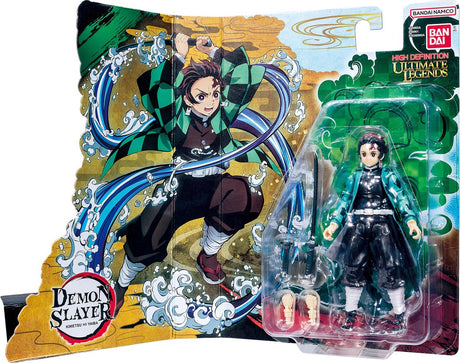 Bandai - ultimative legends hd - demon slayer actionfigur 12 cm - tanjiro kamado - officielt licenseret demon slayer - tanjiro actionfigur - legetøjsbarn 4 år og + - ve88961