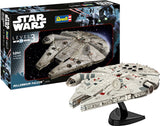Revell modelbyggesæt rumrejser - 03600 star wars millennium falcon plastic - 1:241 - modelfremstilling