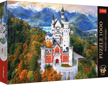 Trefl puslespil 1000 brikker - Neuschwanstein Castle Germany Premium Plus.