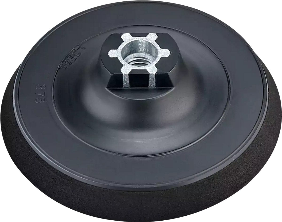 Flex - bagplade - bagplade med velcro-polstring til slibning, polering og forsegling - bp-m d125 m14 - forskellige valgmuligheder - 115mm