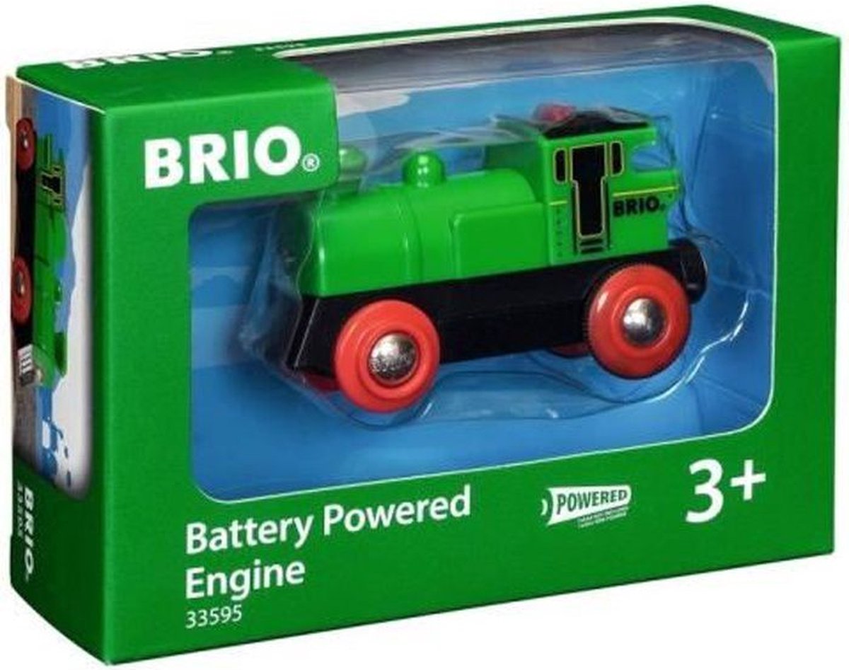 Brio grønt batteridrevet lokomotiv - 33595