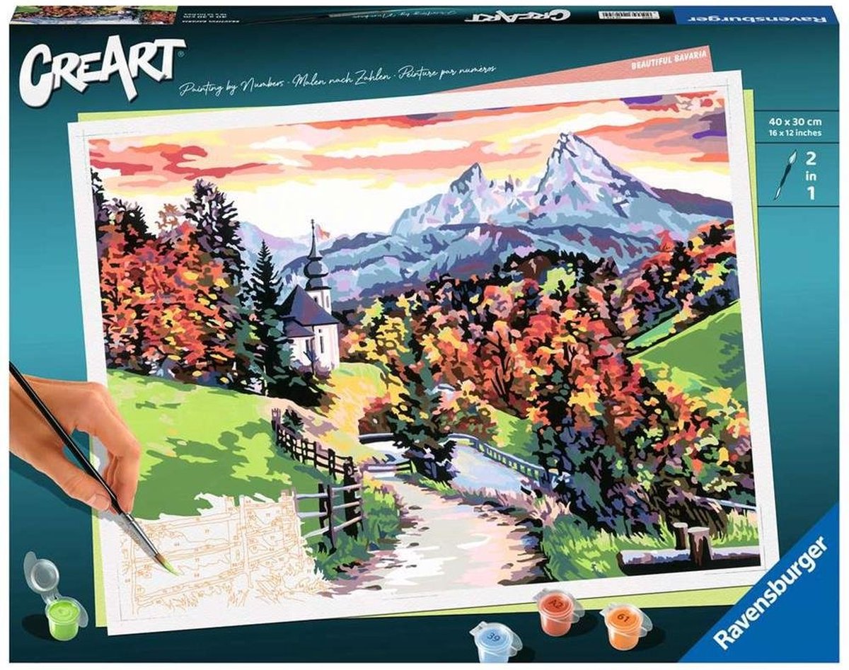 Ravensburger creart smuk bavaria maling efter nummer