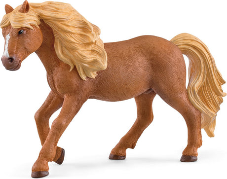 Schleich hesteklub - islandsk ponyhingst - spillefigur - børnelegetøj til drenge og piger - 5 til 12 år - 13943