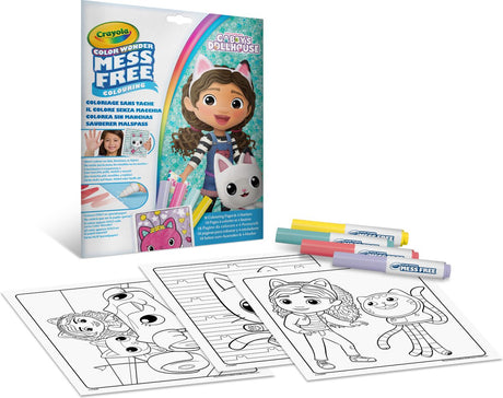 Crayola - farvevidunder - malebog - gabbys dukkehus