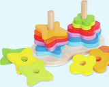 Hape stable tårn regnbue