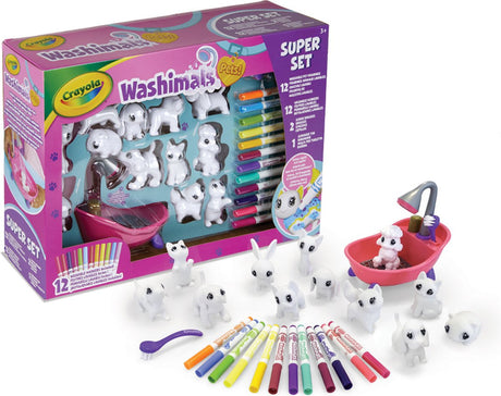 Crayola - washimals - hobbypakke - deluxe legesæt til børn