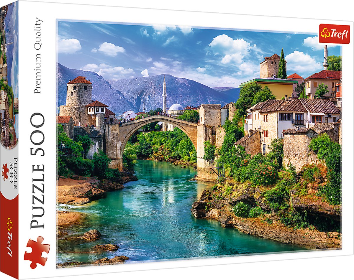 Trefl gammel bro i Mostar puslespil - 500 brikker