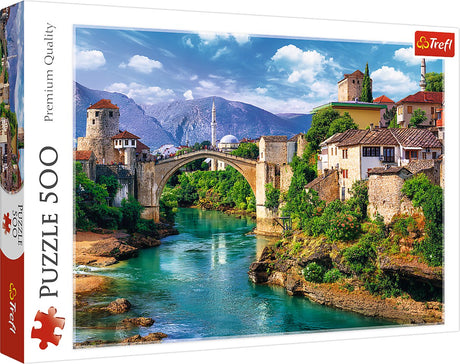 Trefl gammel bro i Mostar puslespil - 500 brikker