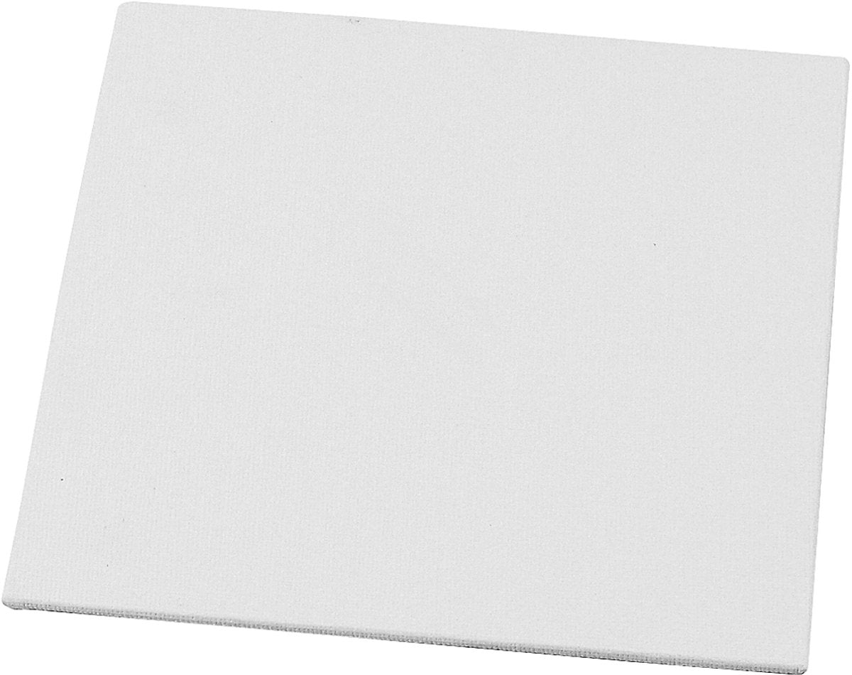 Creativ virksomhed http: www.cchobby.nl canvas-panel-dimensions-15x15-cm-thickness-3-mm-280-gr-white-1-piece