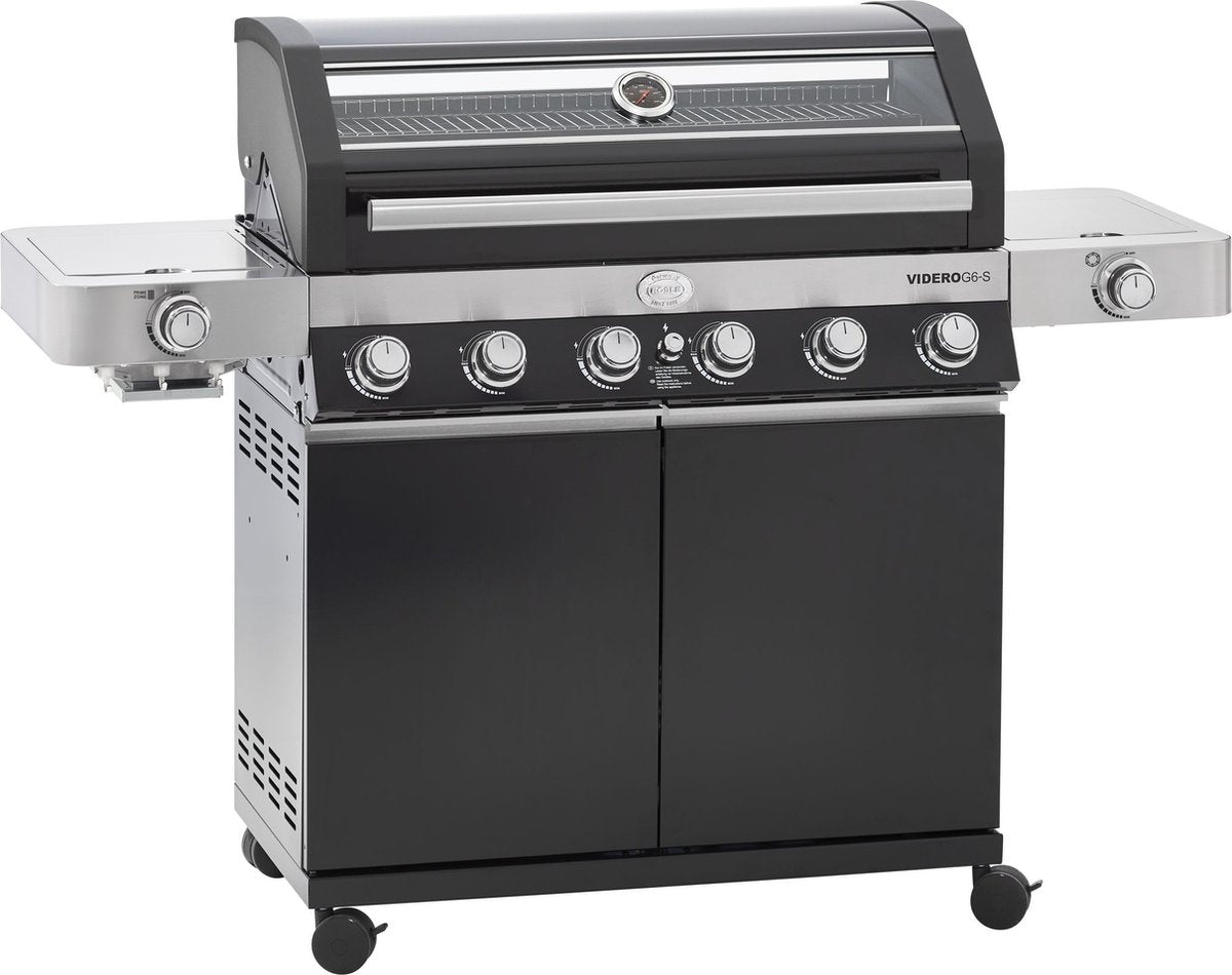 Rösle grill - grill gas videro g6-s vario 30 mbar - rustfrit stål - sort