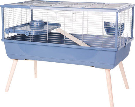 Zolux neolife 100 gnaverbur - dyreindhegning - 99x54x79 cm blå