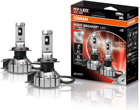 Osram night breaker led smart h7 ece-godkendt sæt | +330 %