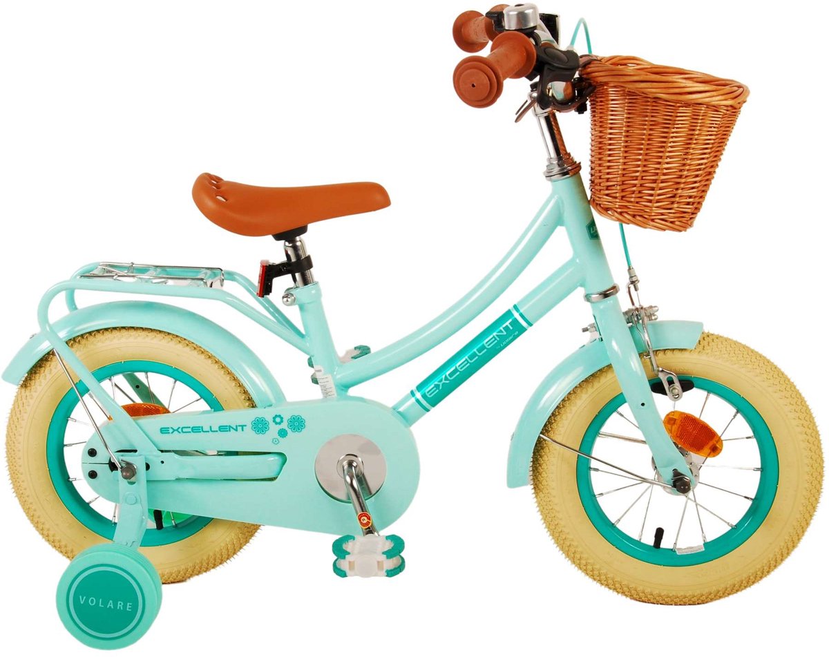 Volare fremragende børns cykel - piger - 12 tommer - grøn