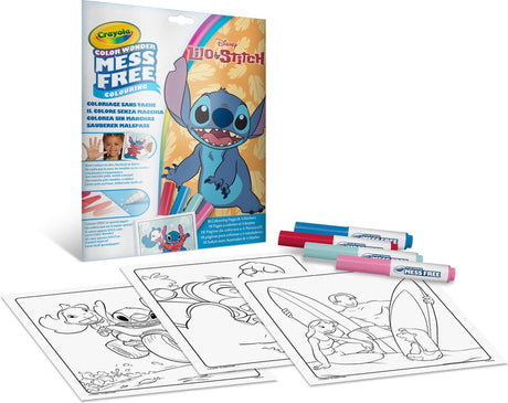 Crayola - farvevidunder - malebog - disney lilo og stitch - farvelægningssider og tuscher