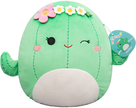Jazwares squishmallows - medium plys (maritza - kaktus med blomsterkrone) - 30 cm plys