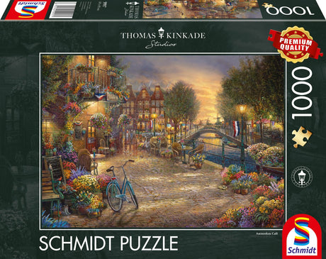Schmidt puslespilskanal i Amsterdam - 1000 brikker - thomas kinkade - 59917