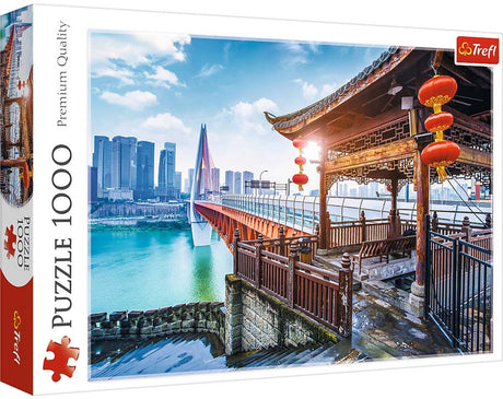Trefl puslespil 1000 brikker - Chongqing Kina puslespil voksne.
